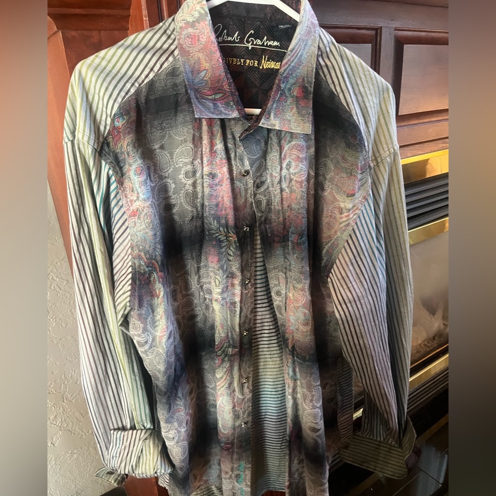 Robert Graham for neiman marcus button up